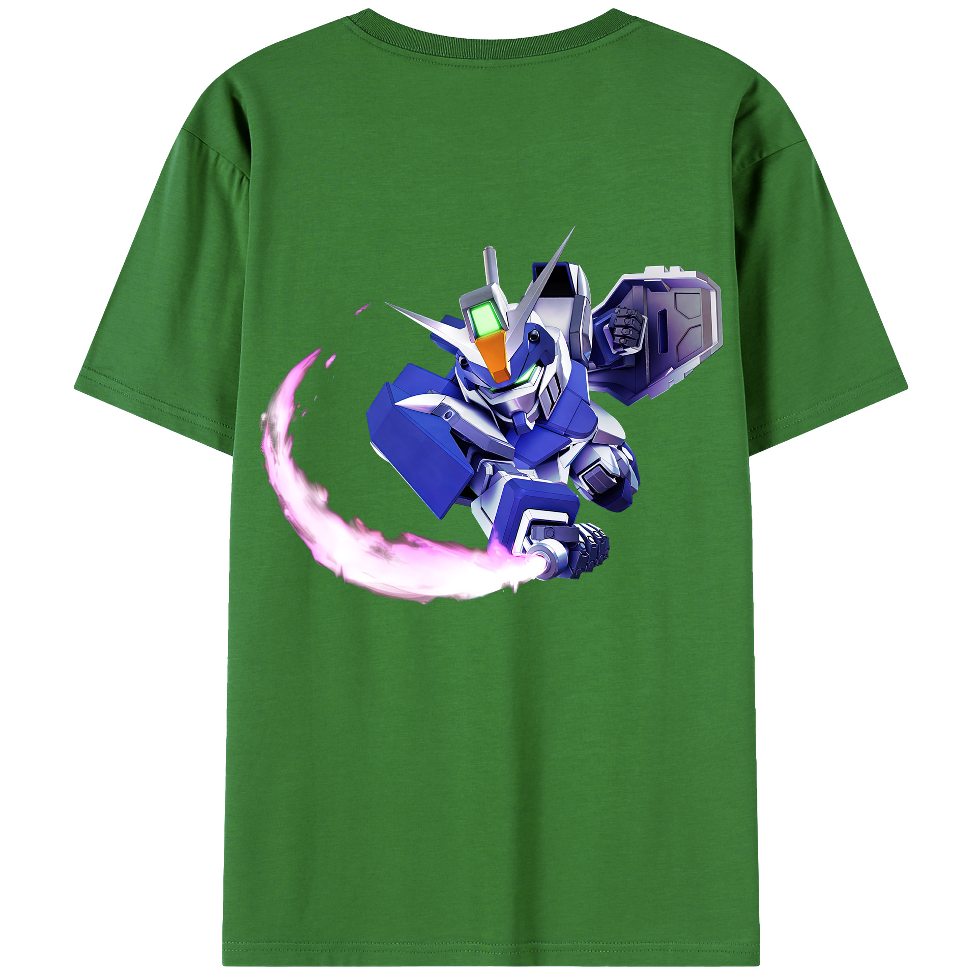 （画像用） 機動戦士ガンダム Mobile Suit Gundam レディース半袖Tシャツ(バックプリント)